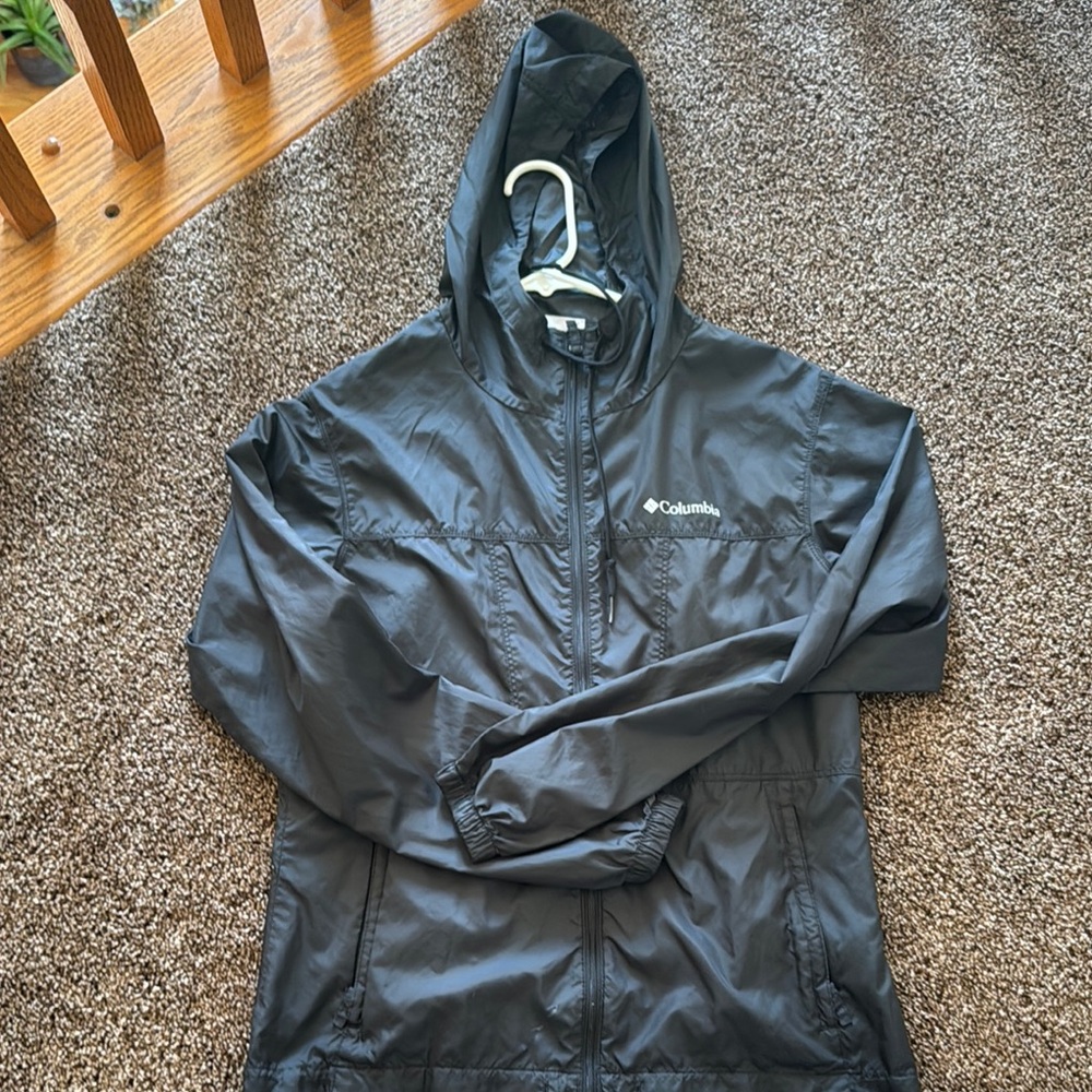 Columbia Black Hooded Jacket